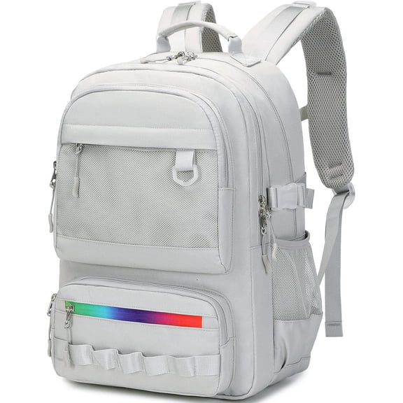 Mygreen Travel Backpack Durable Middle womenbag Travel Bag for Men & Women Lightweight College women Backpack - Gray Blue