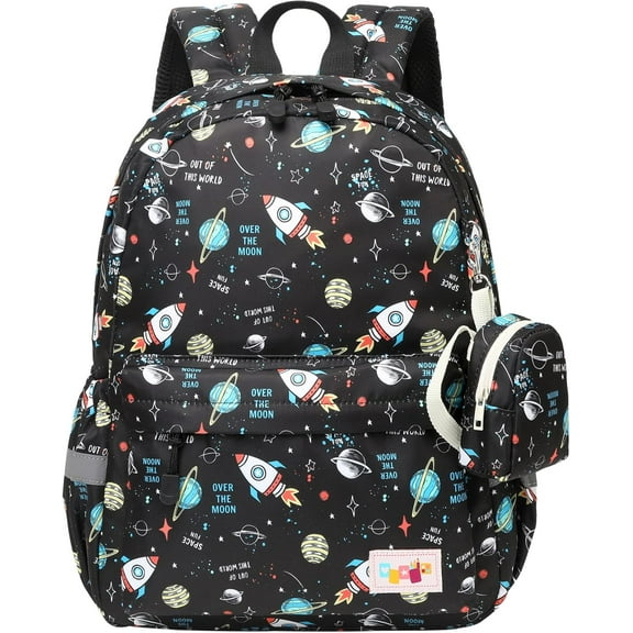 Mygreen Women's Backpack Cute Women's Backpack with Coin Bag, Purple Haired Mermaid, Purple