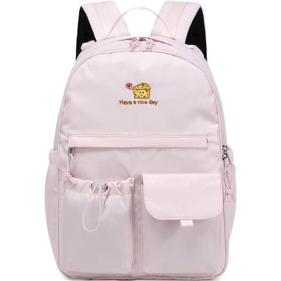 Mygreen women women women Backpack Casual Daypack Bookbag Elementary College Travel Backpack with Cute Ribbon for womens