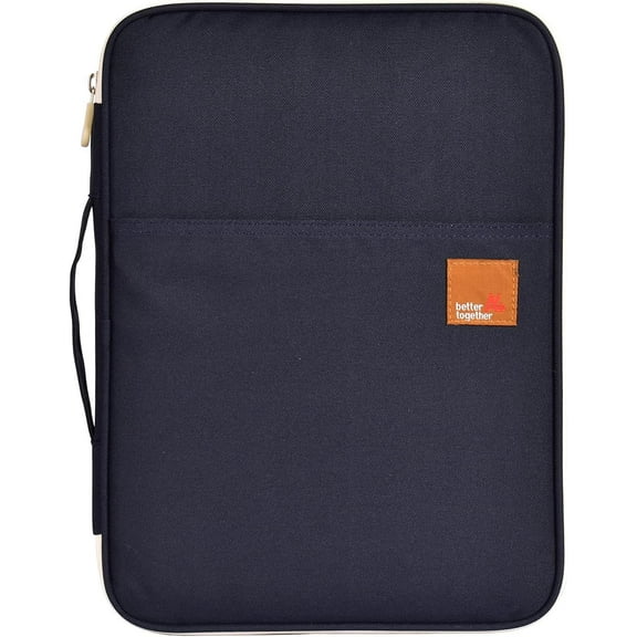 MygreenA4 Document Bags Portfolio Waterproof Business File Holder Travel Gear Organizer Accessories Bag Dark Blue