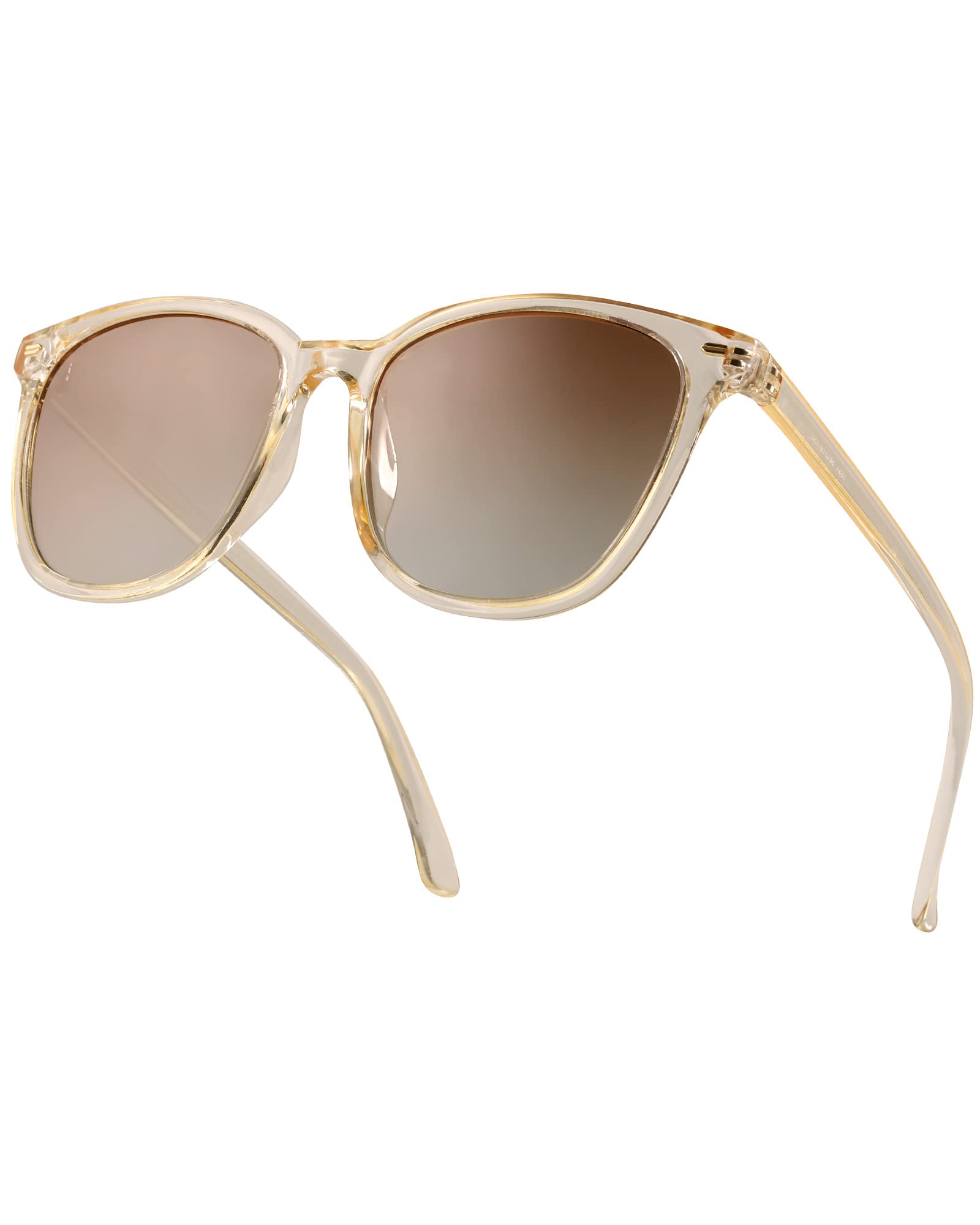 Myiaur Polarized Sunglasses for Women, Square Mirrored  display picture 1