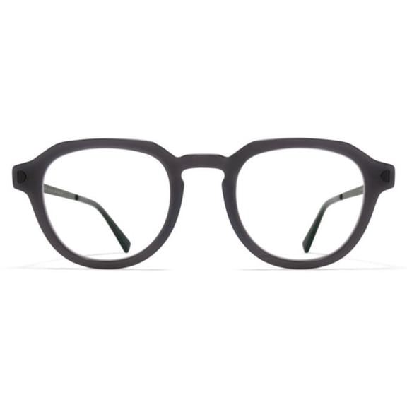 Mykita Men's Elbert Rounded Square Matte Acetate Eyeglasses Black