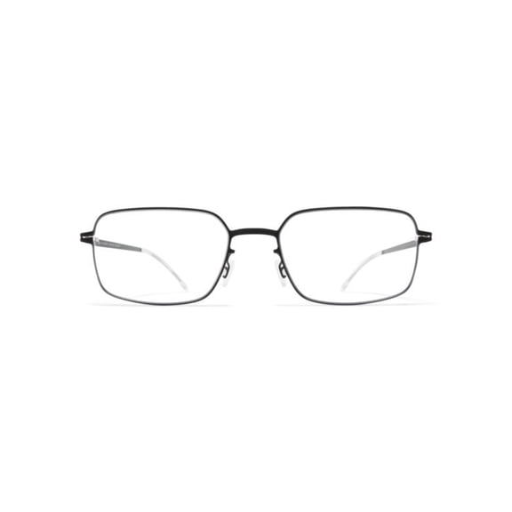 Mykita Men's Saul Rectangular Frame Eyeglasses Black