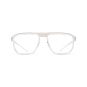 Mykita Men's Walker Geometric Square Frame Eyeglasses Silver