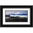 thumbnail image 1 of Mykola Yaroshenko 2x Matted 24x14 Black Ornate Framed Art Print 'Sat-Mount (Mount Elbrus)', 1 of 2