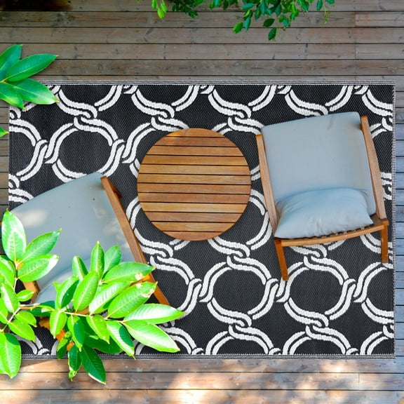 Mykonos Design 100% Eco-friendly Lightweight Plastic Outdoor Mat/Rug