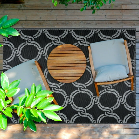 Mykonos Design 100% Eco-friendly Lightweight Plastic Outdoor Mat/Rug