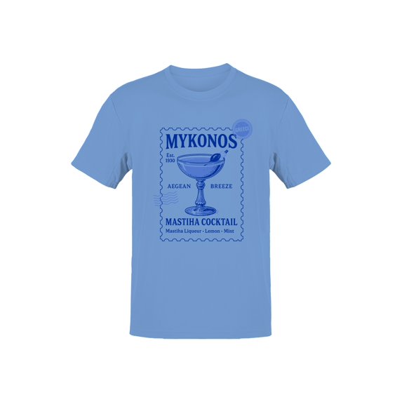 Mykonos Mastiha Cocktail Design Men's T-shirt