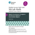 thumbnail image 1 of Mylab Math with Pearson Etext -- 18-Week Standalone Access Card -- For Algebra Foundations: Prealgebra, Introductory Alg, (Hardcover), 1 of 1