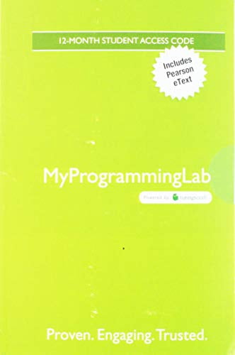 Introduction to Programming Using Visual Basic -- MyLab Programming ...