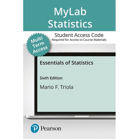 Mylab Statistics with Pearson Etext Access Code (24 Months) for Essentials of Statistics, (Audiobook Download)