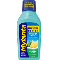 Mylanta for Heartburn, Acid Reflux, & Gas Relief, Liquid Antacid, Classic Flavor, 12 Fluid Ounce