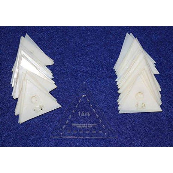 Mylar 1.5" Equilateral Triangle 51 Piece Set - Quilting / Sewing Templates