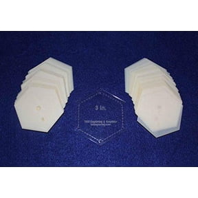 Mylar 3" Hexagon 51 Piece Set - Quilting / Sewing Templates