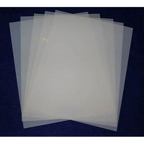 Mylar 5 Pieces of 14 Mil 8 1/2"x11" Blank Sheets - Quilting / Sewing / Stencil/templates