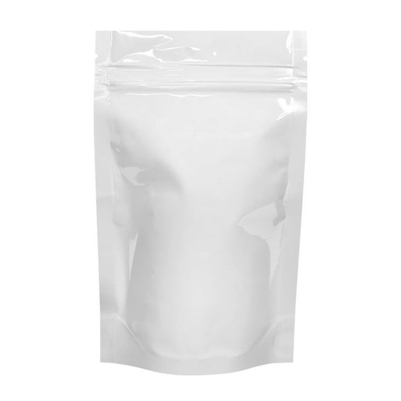 Mylar Bag Tear Notch All White 1oz - 1,000 Count
