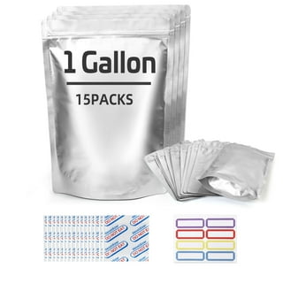 Pack of 100 Mylar Bags for Food Storage (3x5 inches), 3.5g Bags for Candy  and Party Decorations