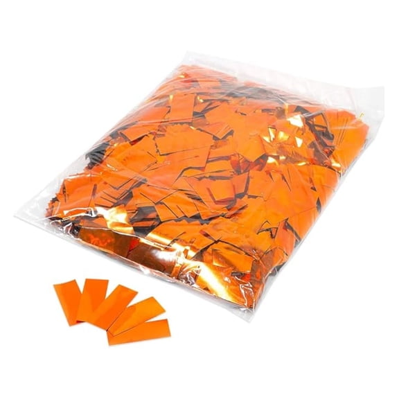 Mylar Confetti - Flameproof - 2lb Bag (Orange, 2 lb Bag)