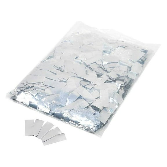 Mylar Confetti - Flameproof - 2lb Bag (Silver, 2 lb Bag)