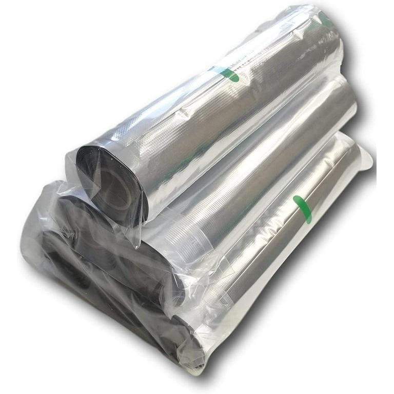 8”x12” SteelPak Textured/Embossed Mylar Aluminum Foil Vacuum Sealer Bags –  Two Quart Size Hot Seal Commercial Grade Food Sealer Bags for Food Storage