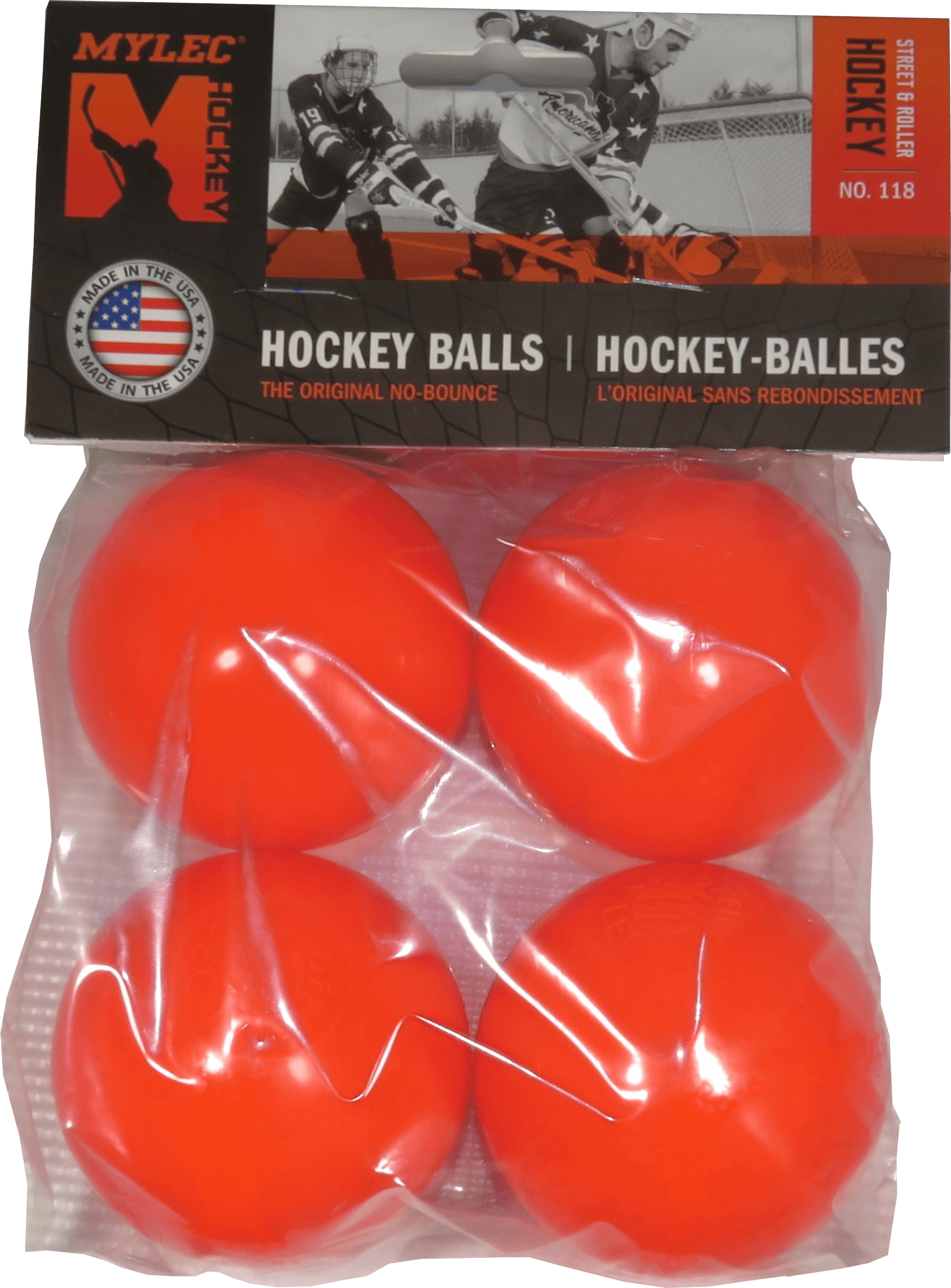 Mylec Orange Street Hockey Balls