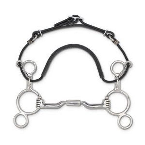 Myler 2-Ring Combination Bit Low Port Comfort Snaffle - Sweet Iron with Copper Inlay and Stainless Steel
