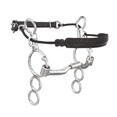 thumbnail image 1 of Myler MB 04 3-Ring Combination Bit - Sweet Iron Low Port Comfort Snaffle & Copper Inlay, 1 of 2