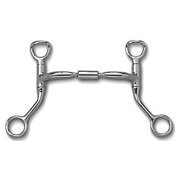 Myler MB 02 Comfort Snaffle Bit - 5 1/2" Mouth, Level 1, Sweet Iron, Copper Inlay, Independent Side Movement