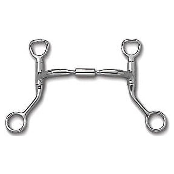 Myler MB 02 Comfort Snaffle Bit - 5 1/2" Mouth, Level 1, Sweet Iron, Copper Inlay, Independent Side Movement