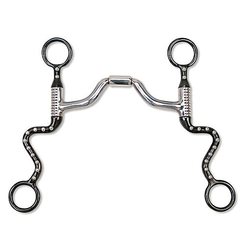 Myler Black Steel 7 Shank Sweet Iron Port Barrel