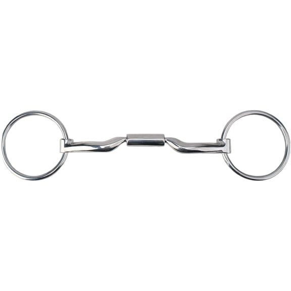 Myler Bridoon Stainless Steel Low Port Comfort 4 3/4" Snaffle Bit - MB 04 4 3/4"