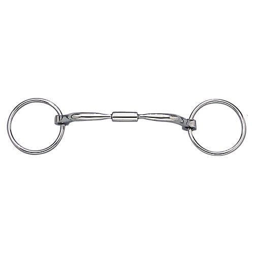 Myler Bridoon Bit 02 Comfort Snaffle - 5 1/4 inch Sweet Iron with Copper Inlay