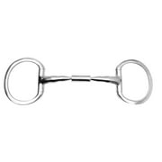 Myler Eggbutt without hooks MB 02-14mm (6", Stainless Steel)