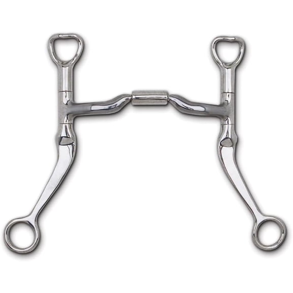 Myler Flat Shank Low Port Comfort Snaffle Bit MB 04 5"
