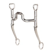 Myler Flat Shank with Correctional Ported Barrel MB 47PB Stainless Steel, 5