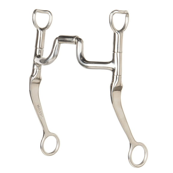 Myler Flat Shank with Medium Ported Barrel Narrow MB 43MP (Stainless Steel, 5")