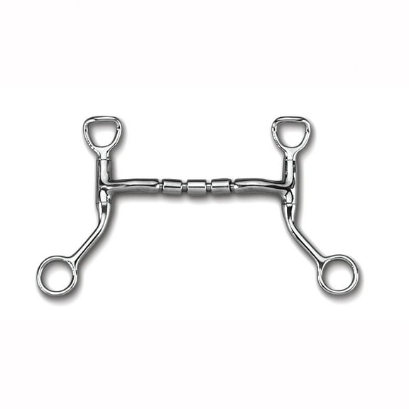 Myler HBT Shank Mullen Triple Barrel MB 32-3 (Stainless Steel, 4.75")