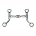 thumbnail image 1 of Myler MB 03 Comfort Snaffle Horse Bit - Sweet Iron Mouthpiece with Copper Roller - Level 1 Independent Side Movement, 1 of 3