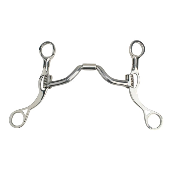 Myler Level 3 Short Shank Tapered Barrel Mullen (33) Horse Bit - Sweet Iron 6