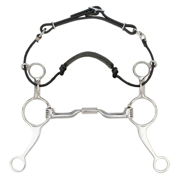 Myler MB 04 Combination Bit - Sweet Iron, 7.5" Shank, Comfort Snaffle