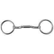 Myler MB 36 Loose Ring Snaffle Bit - 5 Inch - Sweet Iron with Copper Inlay - Dressage Legal