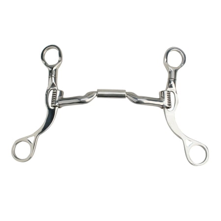 Myler MBL Short Shank Mullen with Low Ported Barrel MB 06 (Stainless Steel, 5")