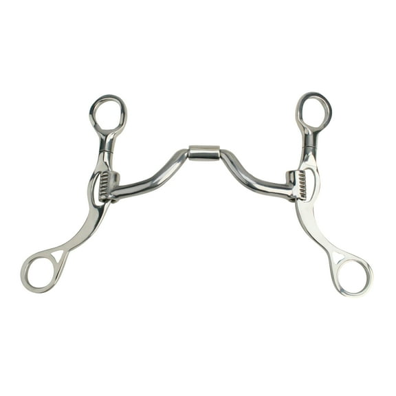 Myler MBL Short Shank with Medium Wide Ported Barrel MB 04, 5'' Mouth