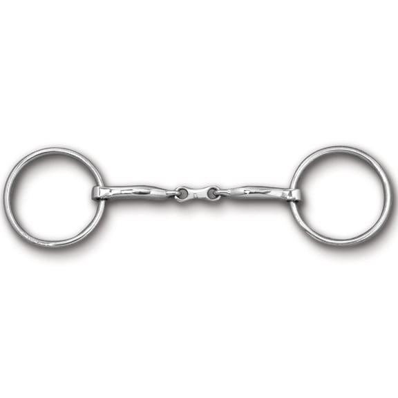 Myler MB 10 French Link Snaffle - Stainless Steel, Copper Inlay