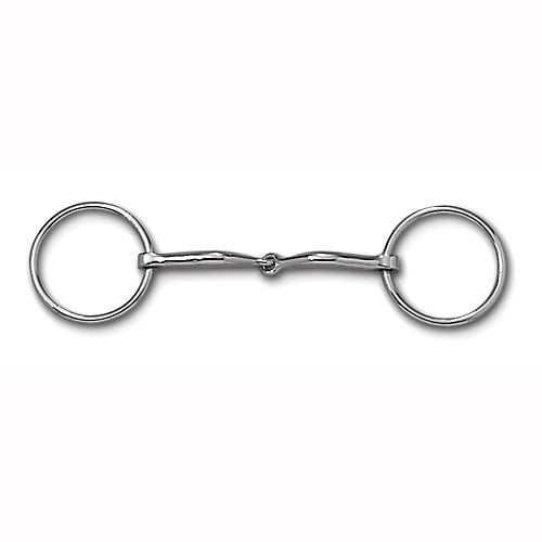 Myler MB 09 Loose Ring Snaffle Bit - Stainless Steel & Copper Inlay - Level 1 - Dressage Legal