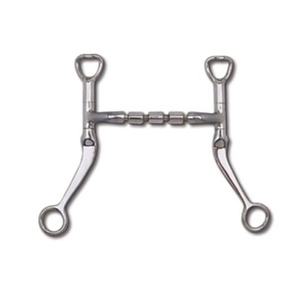Myler MB 32-3 Sweet Iron Mullen Barrel Horse Bit with Copper Inlay, Level 2, ISM - 5" Mouth