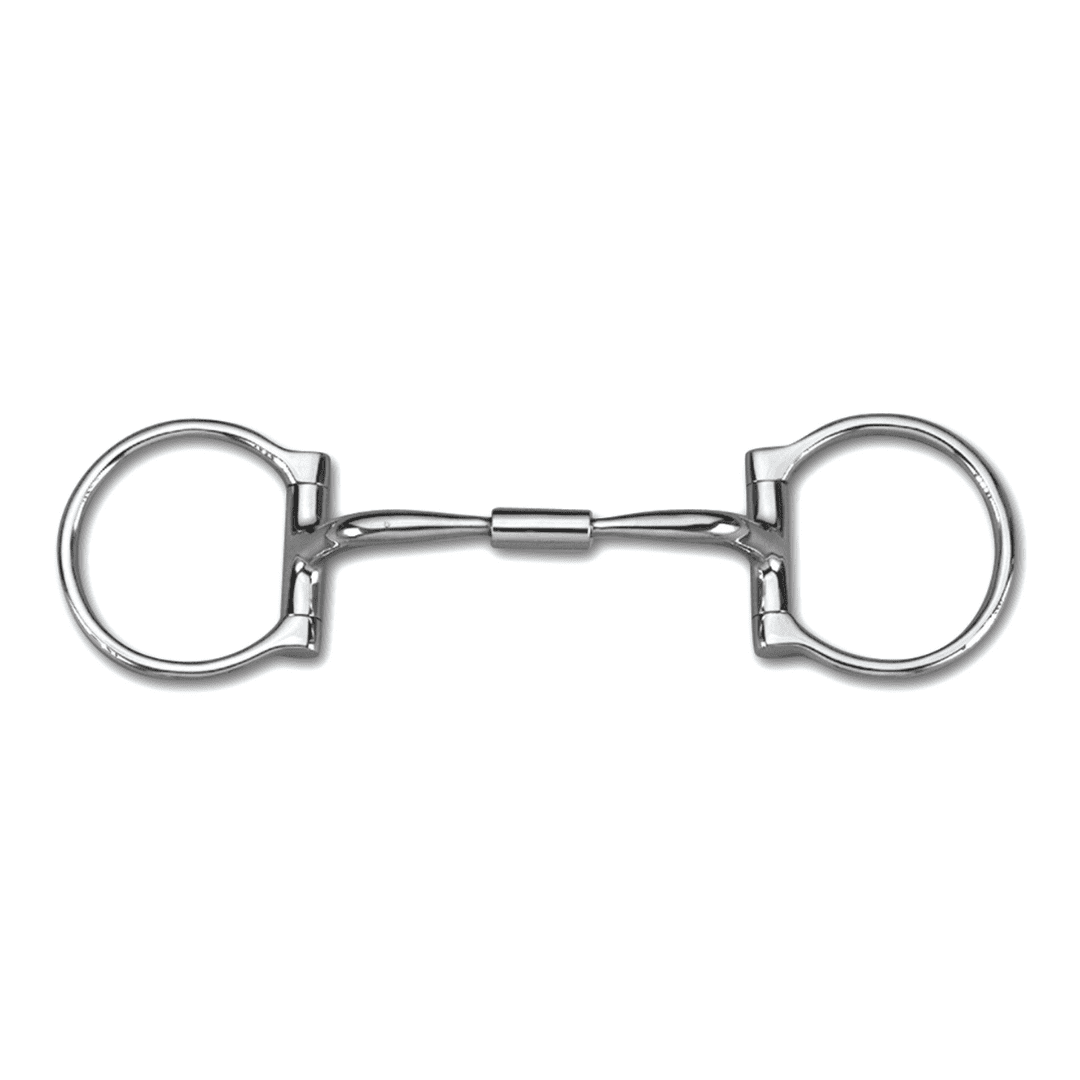 Stainless Steel Comfort Snaffle Bit with Copper Inlay Mouth