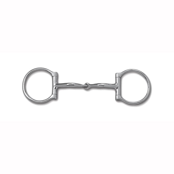 Myler Western Dee Snaffle Bit MB 09 3/8 Level 1 - 5" Sweet Iron & Copper Inlay