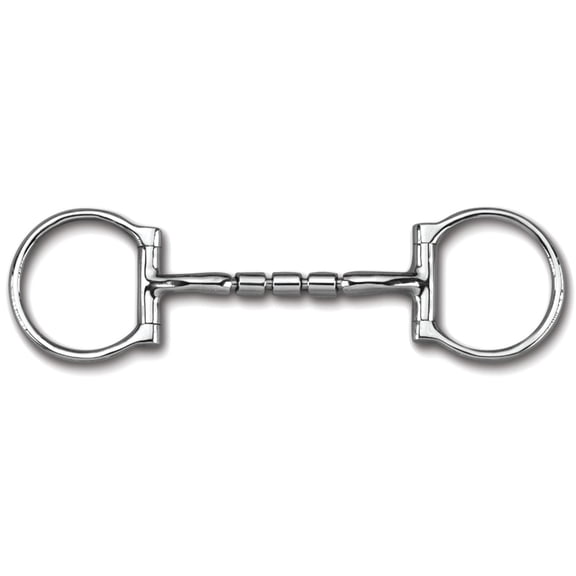 Myler Western Dee with Sweet Iron Mullen Triple Barrel MB 32-3, 5'' Mouthpiece