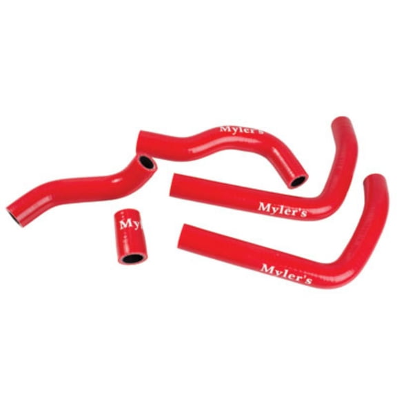 Mylers Silicone Radiator Hose Kit Red for Honda XR650R 2000-2007